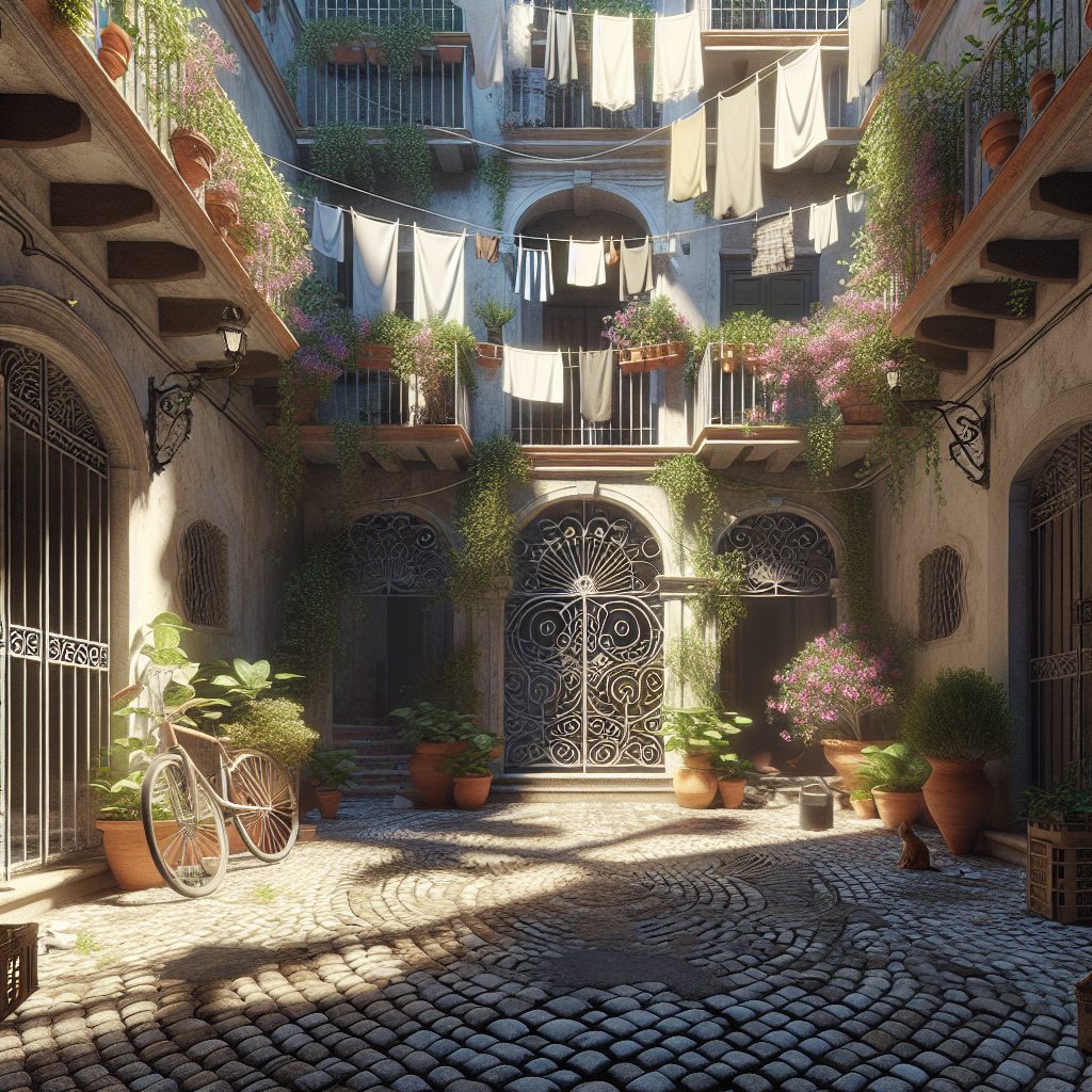 Alghero hidden courtyards