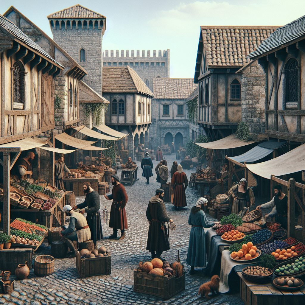 Bosa Medieval Town medieval market
