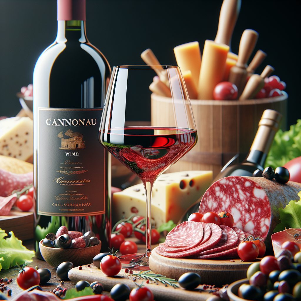 Cannonau wine and food
