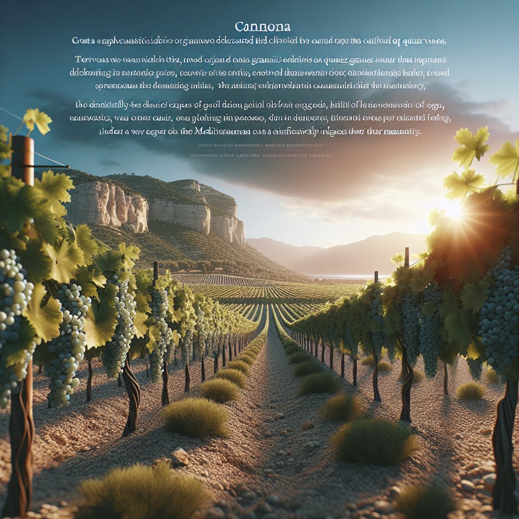 Cannonau wine vineyard terroir