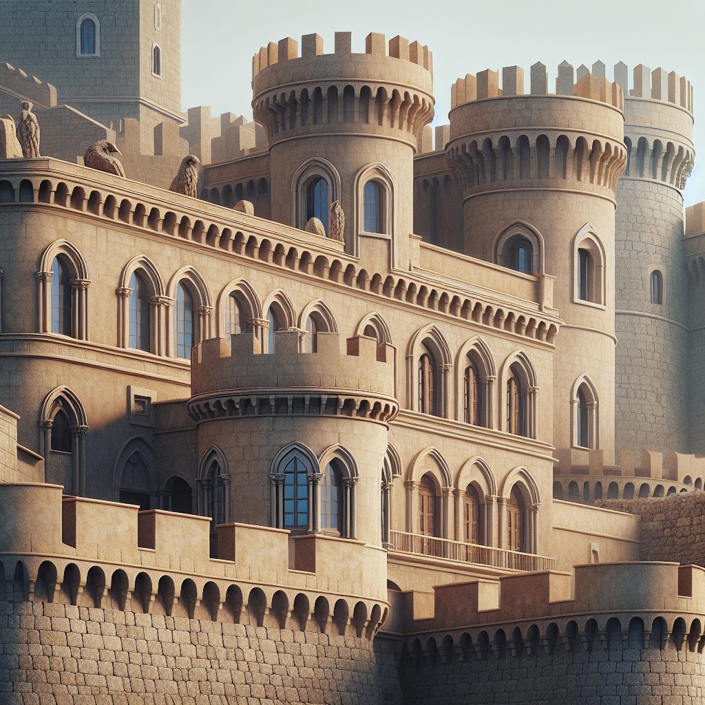 Castelsardo castle architectural details