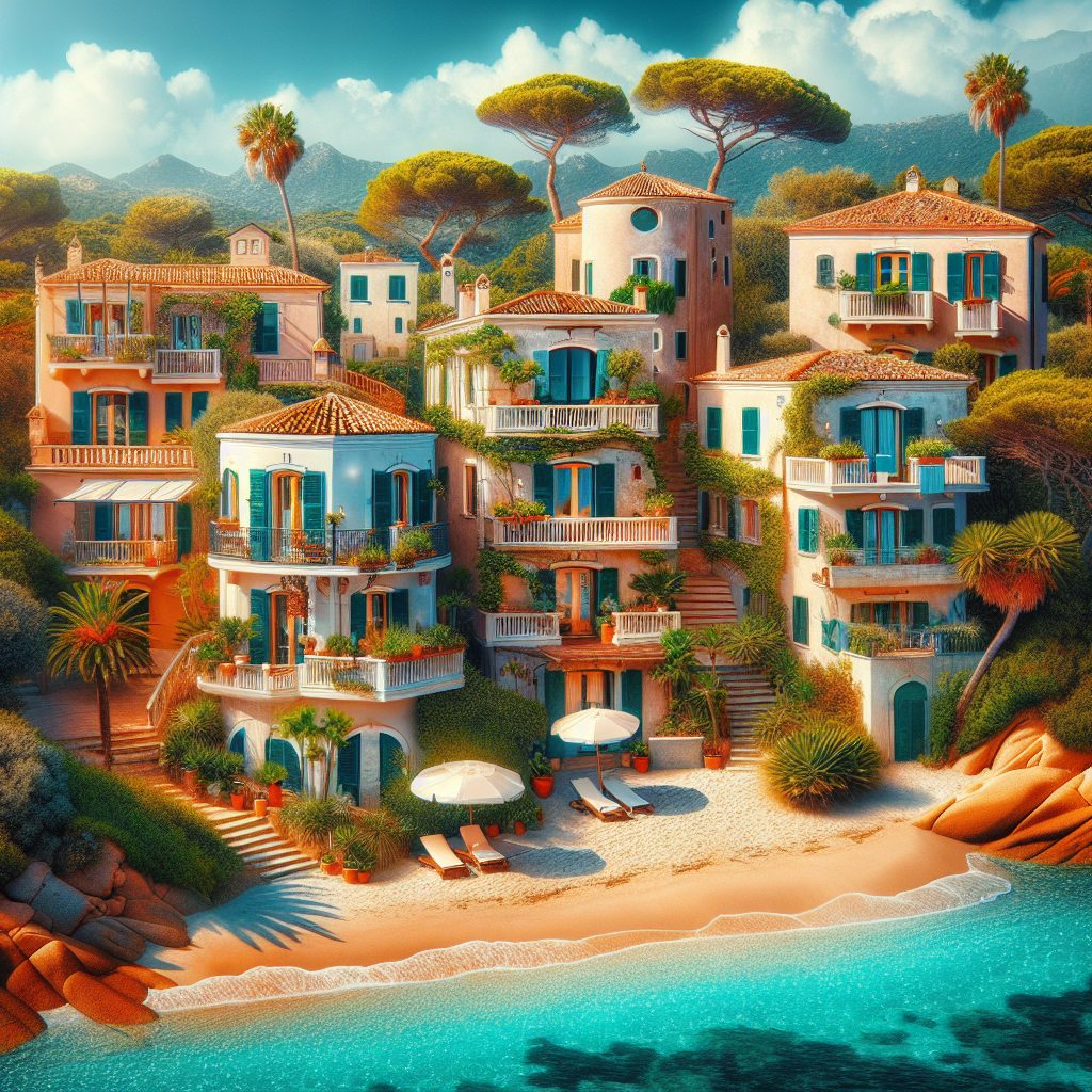 Costa Smeralda beachfront villas