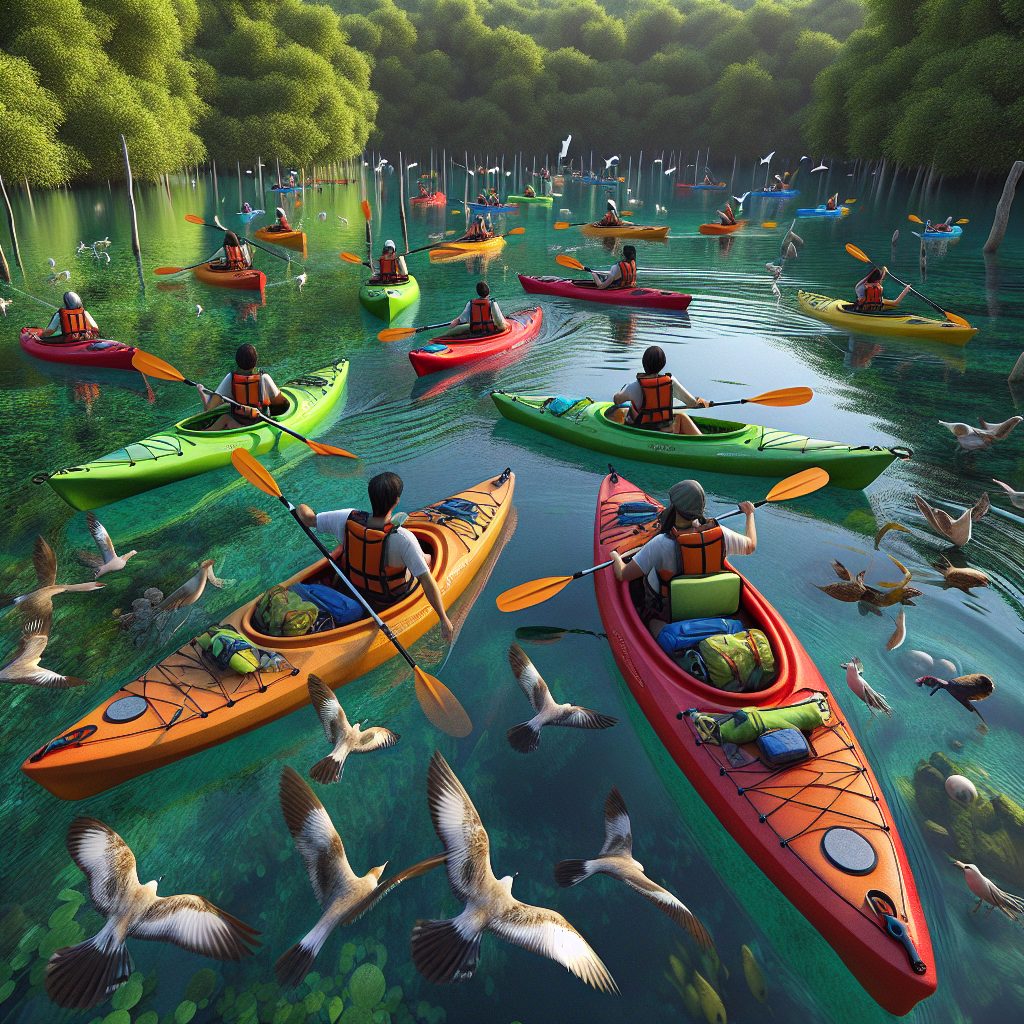Kayaking adventures in Cabras Lagoon