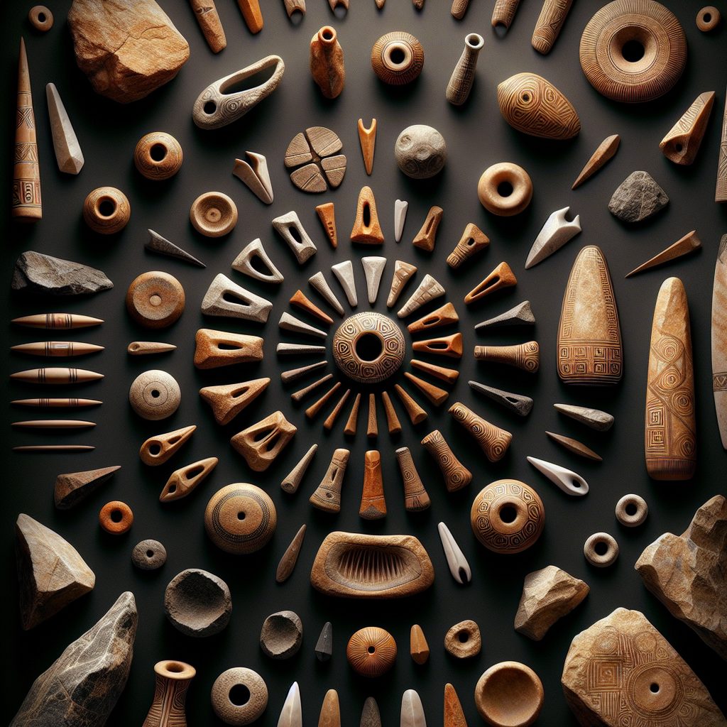 Neolithic artifacts Sardegna collections