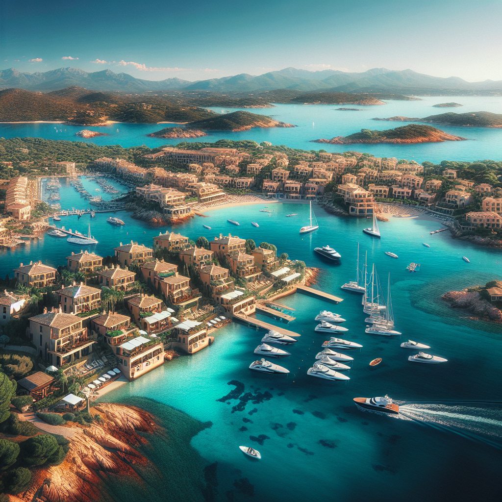 Porto Cervo resorts with panoramic views