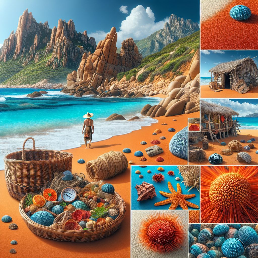 Sardinian beach art and culture