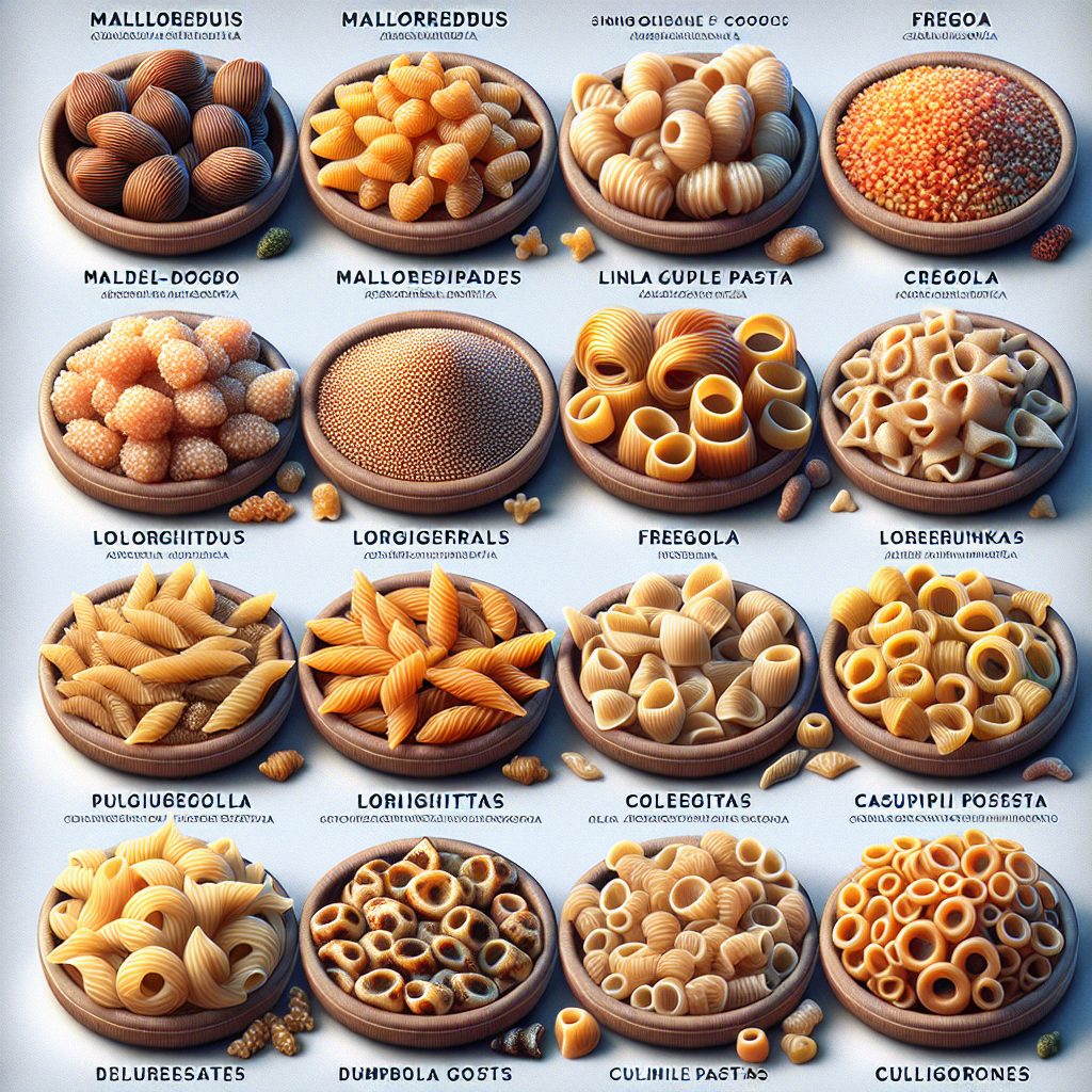 Sardinian pasta varieties